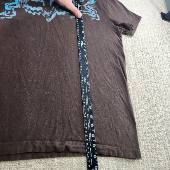 Vintage Fox Racing Shirt Men L Y2K Racing Black Motorcross Dirtbike Spellout - Picture 5 of 9